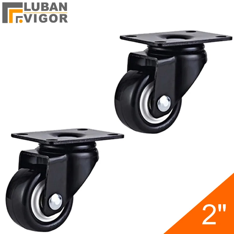 Heavy Duty Nylon Casters Brake Wheels Super Wearable Flat Wheel Casters Color : A-Fixed casters Heavy Duty Nylon Casters Brake Wheels Super Wearable Flat Wheel Casters Color : A-Fixed casters