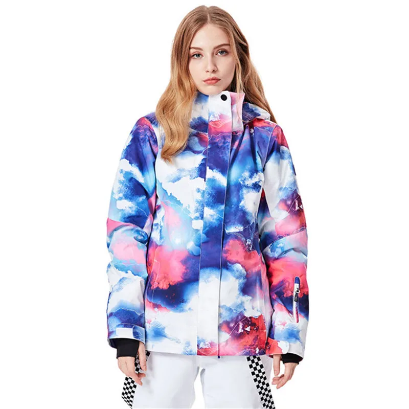 SAENSHING الشتاء سترة تزلج النساء على الجليد الدافئة للماء للماء الثلوج الستر في الهواء الطلق التزلج الملابس Ropas