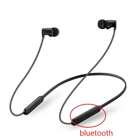 CBAOOO B10 беспроводные Bluetooth наушники или Проводная гарнитура спортивные бас стерео беспроводные наушники громкой связи с микрофоном для телефона xiaomi - Цвет: Black-B10