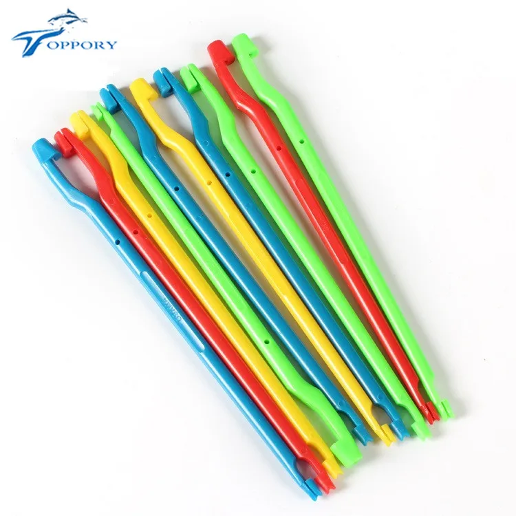 

Toppory 10 PCS/Lot Colorful Plastic Fishing Hook Remover Fish Hook Disgorger Fishing Unhooked Extractor