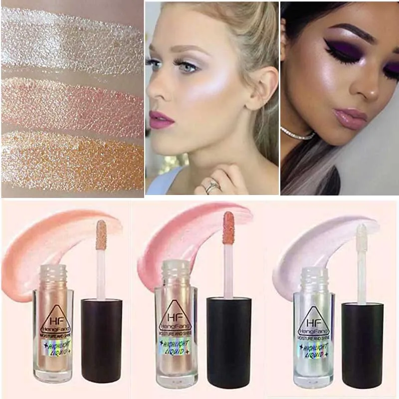 Buy Professional 3 Color Highlighter liquid Face
