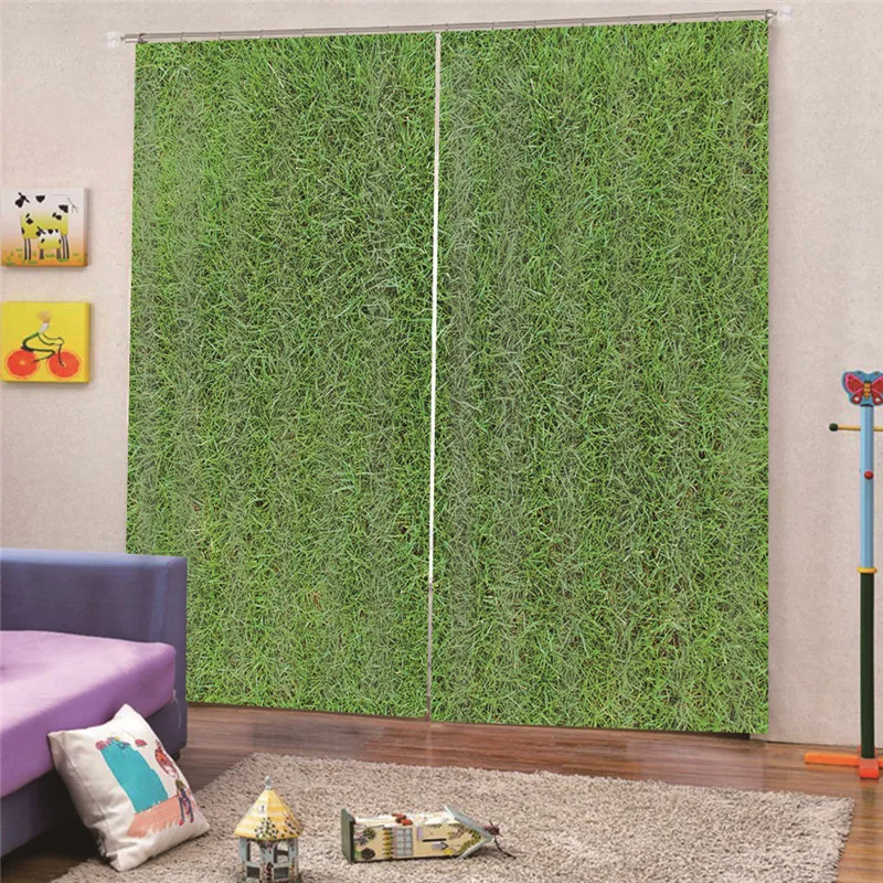 3D Digital Print Lawn Modern blackout curtains for living room bedroom window curtains for cloth cortains Home Decor Draps AP19