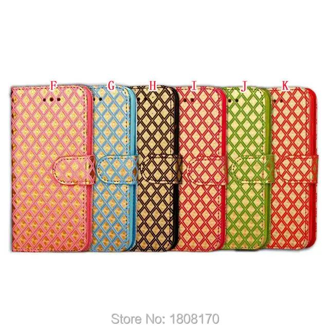 

Leopard Checker Diamond Wallet Leather Case For Iphone 7 Plus 6 6S Iphone7 Photo Frame Cards Stand Pouch TPU Phone Cover 100pcs
