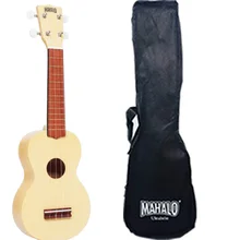 Mahalo MK1TBS Укулеле сопрано с чехлом, цвет Transparent Butterscotch, серия Kahiko