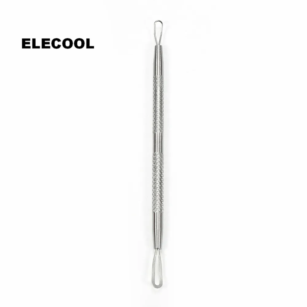 ELECOOL New Blackhead Acne Pimple Blemish Remover Extractor Tweezer Needle Tool Stainless Needles Facial Cleaning tools | Красота и