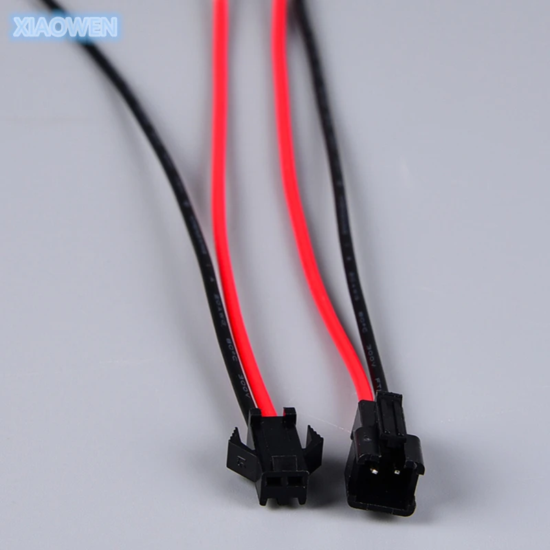 

2pin 100mm jst connector male and female butt connecting line spacing for WS2811 WS2812B RGB LED Strip 10pcs