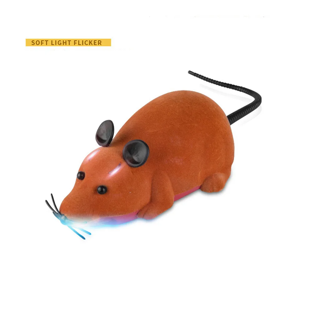 Игрушки животных для детей домашняя кошка собака Забавный Электрические мышь на