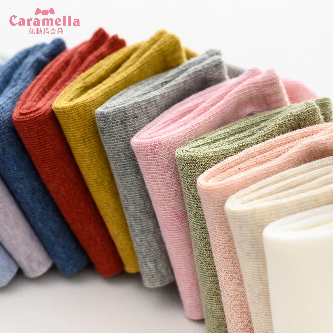 Женские хлопковые носки Caramella повседневные короткие карамельных цветов с