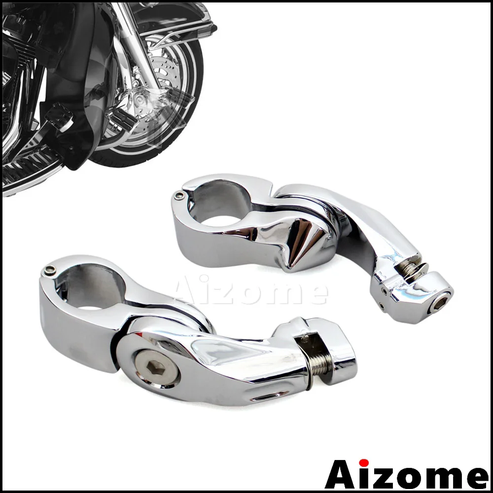 1 1//4 Frame Highway Foot Pegs Rest For Harley Honda Suzuki Touring Electra Rode King Street Guide Shadow Goldwing