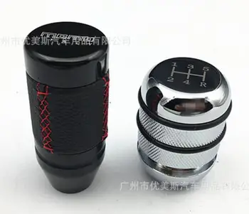 

Aluminum 5R For Momo Car Gear Shift Knob Red Line Gear Knobs Styling Shift Lever Knobs Fit For BMW Ford Passat Honda