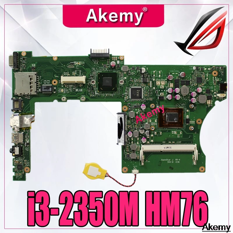 

X401A rev3.0 motherboard For ASUS X301A X401A F401A New original mianboard i3-2350M HM76 Test ok 14 inch dedicated