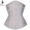 Wholesale Dropshipping Corset Underbust Waisttrainer Gothic Boned Chest Binder Gorset Sexy Femme Floral Plus Size Korsett Women ► Photo 3/6