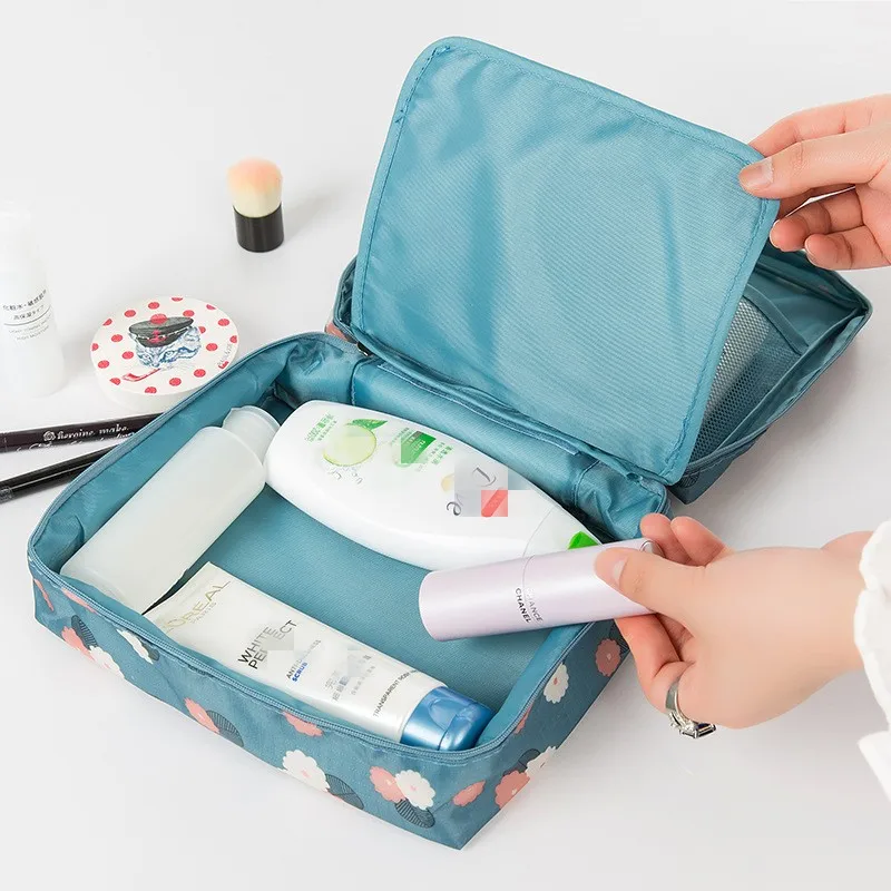 المحمولة سستة حقيبة التخزين عالية الجودة حقيبة الإناث للماء التجميل حقائب مكياج السفر المنظم ل أدوات الزينة تنوعا عدة