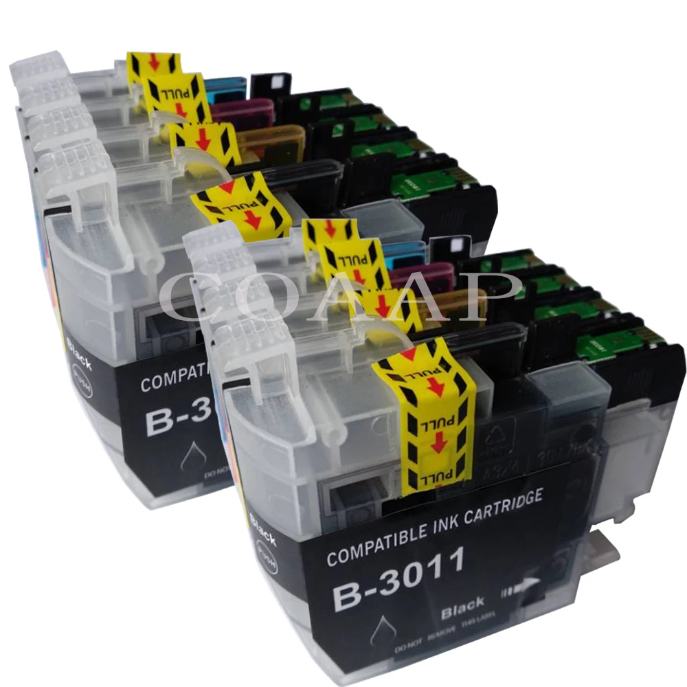 Compatible LC3011 ink Cartridge for Brother 3011 MFC 491DW J497DW J690DW J895DW inkjet printe - with chip Compatible LC3011 ink Cartridge for Brother 3011 MFC 491DW J497DW J690DW J895DW inkjet printe - with chip