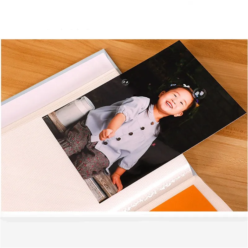 4D Big 6inches Children's Photo Album For 100 11.5x16.2cm Photos Interleaf Cartoon Animal Yearbook Birthday Gifts