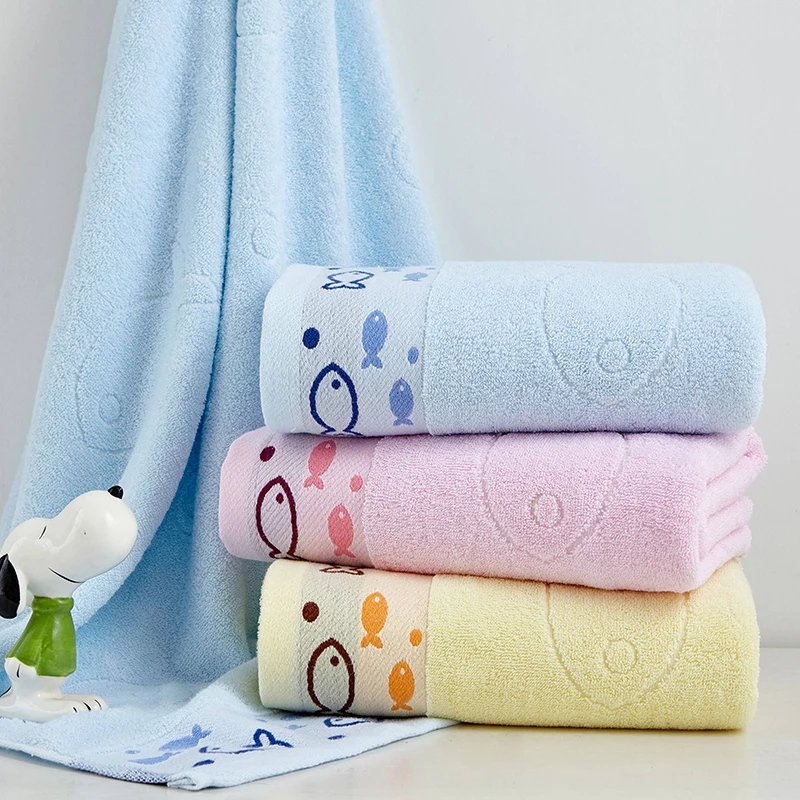 iDouillet 100 Cotton towel Cute Absorbent Microfiber Drying Bath