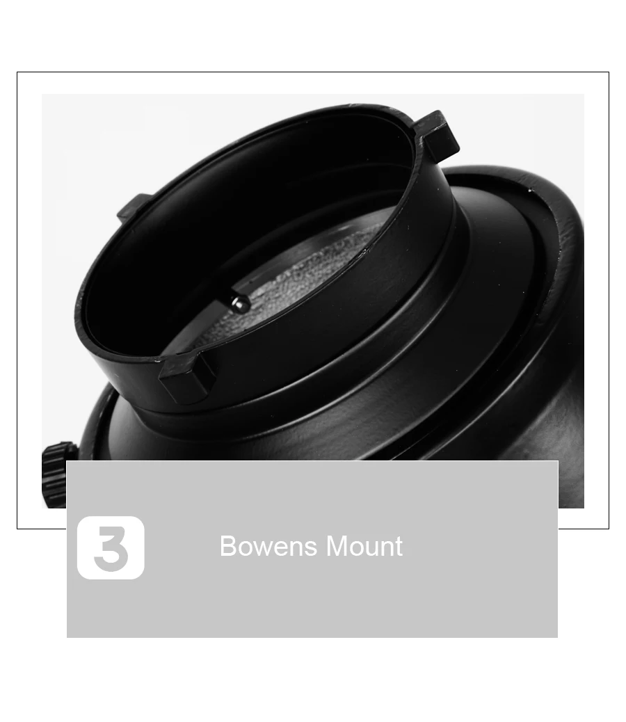 6Photo studio kit Oblique Reflector Cover Bowens Mount Premium Background Backlight Reflector wClip
