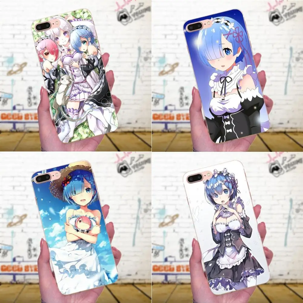 Мягкий силиконовый прозрачный чехол из ТПУ с аниме Zero Rem для Galaxy J1 J2 J3 J330 J4 J5 J6 J7 J730