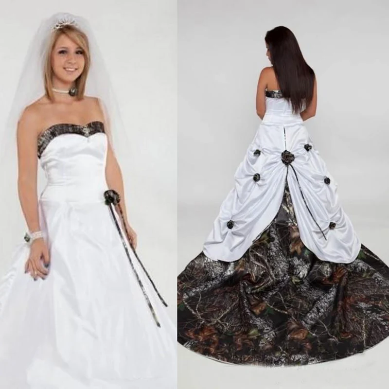 2018-camo-wedding-dresses-with-sweetheart-handmade-flower-satin-zip-robe-de-mariée-bridal-gowns