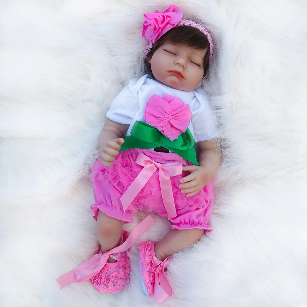 Последние куклы Reborn Baby реалистичные силиконовые 2" Миниатюрные милые новорожденные младенцы кукла девочка Спящая игра компаньон bebe кукла игрушка
