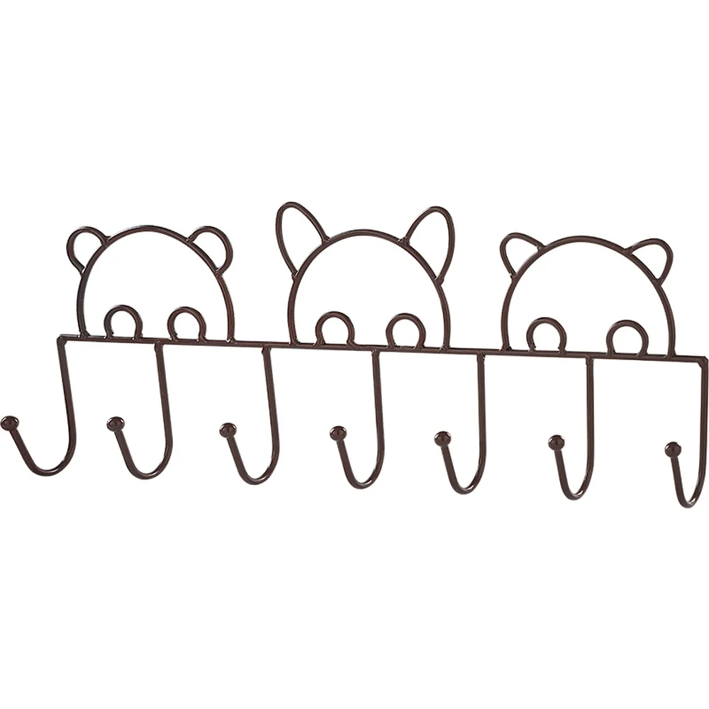 

Creative door behind punch-free hook kitchen bathroom seamless stickers wall hanging hook frame WY7111109