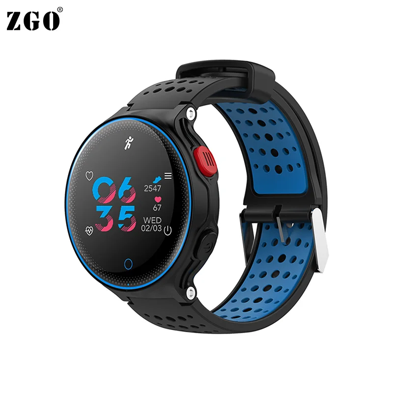 

ZGO Sport Casual Samrt Watch Men Women Heart Rate Blood Pressure Monitor Fitness Track SmartWatch Waterproof Electronic Watches