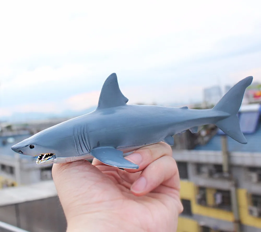 Wiben Sea Life голубая акула большая белая акула Имитация животных модель экшн и игрушки Фигурки Коллекция игрушек для детей