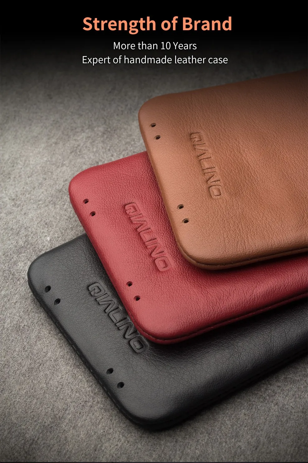 QIALINO new arrival For iphone 6 6s 4.7 Case new case Pouch for iphone 6 plus 6s plus 5.5" Leather with Card Slot Luxury Case lifeproof case iphone 8