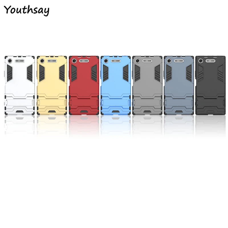 Youthsay чехол для Sony Xperia XZ1 F8342 F8341 ударопрочный роскошный с роботом чехол|luxury case|sony