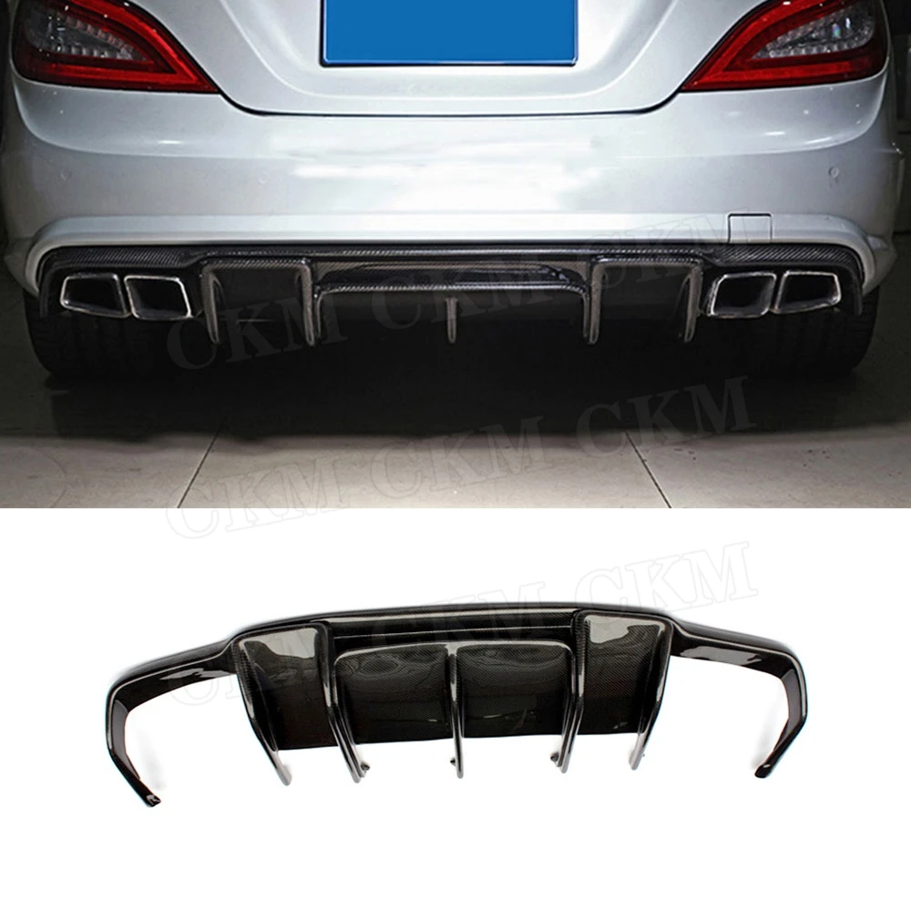 Спойлер заднего бампера из углеродного волокна для Mercedes Benz CLS Class W218 CLS63 AMG 2011 2014
