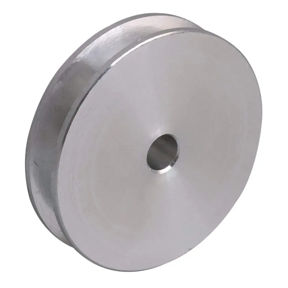 0.6cm Fixed Bore Single Groove V-shape Pulley for Motor Shaft 0.3-0.5cm PU Belts