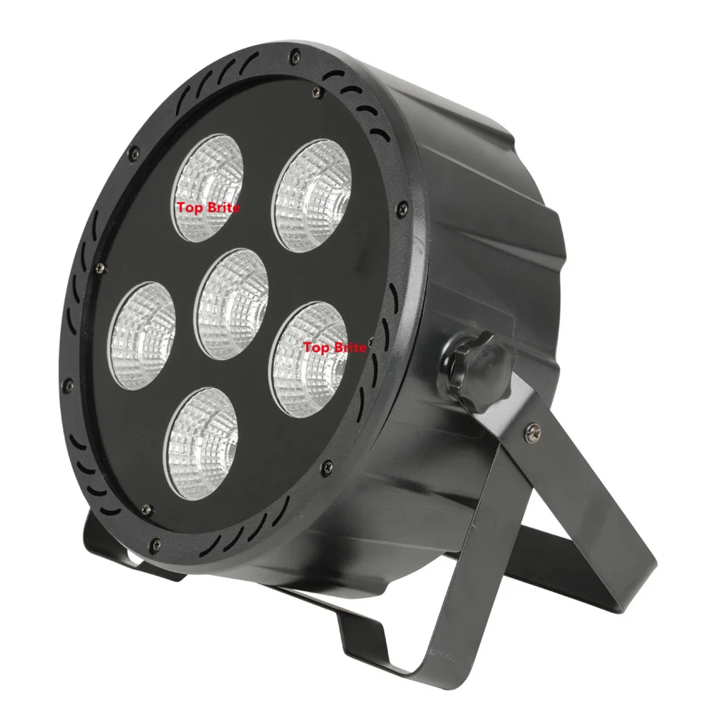 10 упаковок коробки посылка 6X30W RGBW 4 в 1 плоские светодиодные светильники Par COB 150W