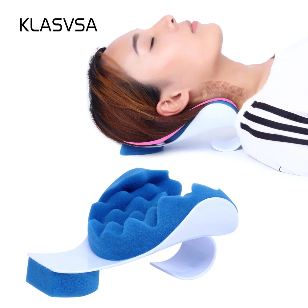 

KLASVSA Neck shoulder relaxation Traction pillow For Orthopaedic Relief Neck And Support Shoulder Upper Spine Loose Pain Massage