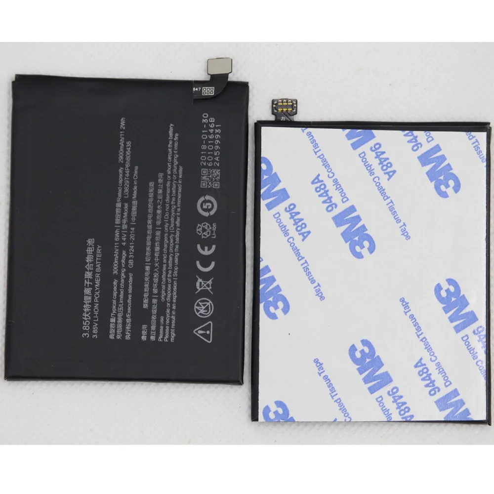 0 цикл батарея для ZTE Nubia Z11 Li3829T44P6h806435 NX531 3000mAh аккумулятор телефона с инструментами
