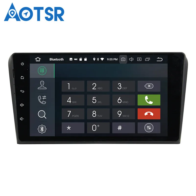 Excellent Aotsr Android 8.0 7.1 GPS navigation Car DVD Player For Mazda 3 2010-2012 multimedia radio recorder 2 DIN 4GB+32GB 2GB+16GB 3