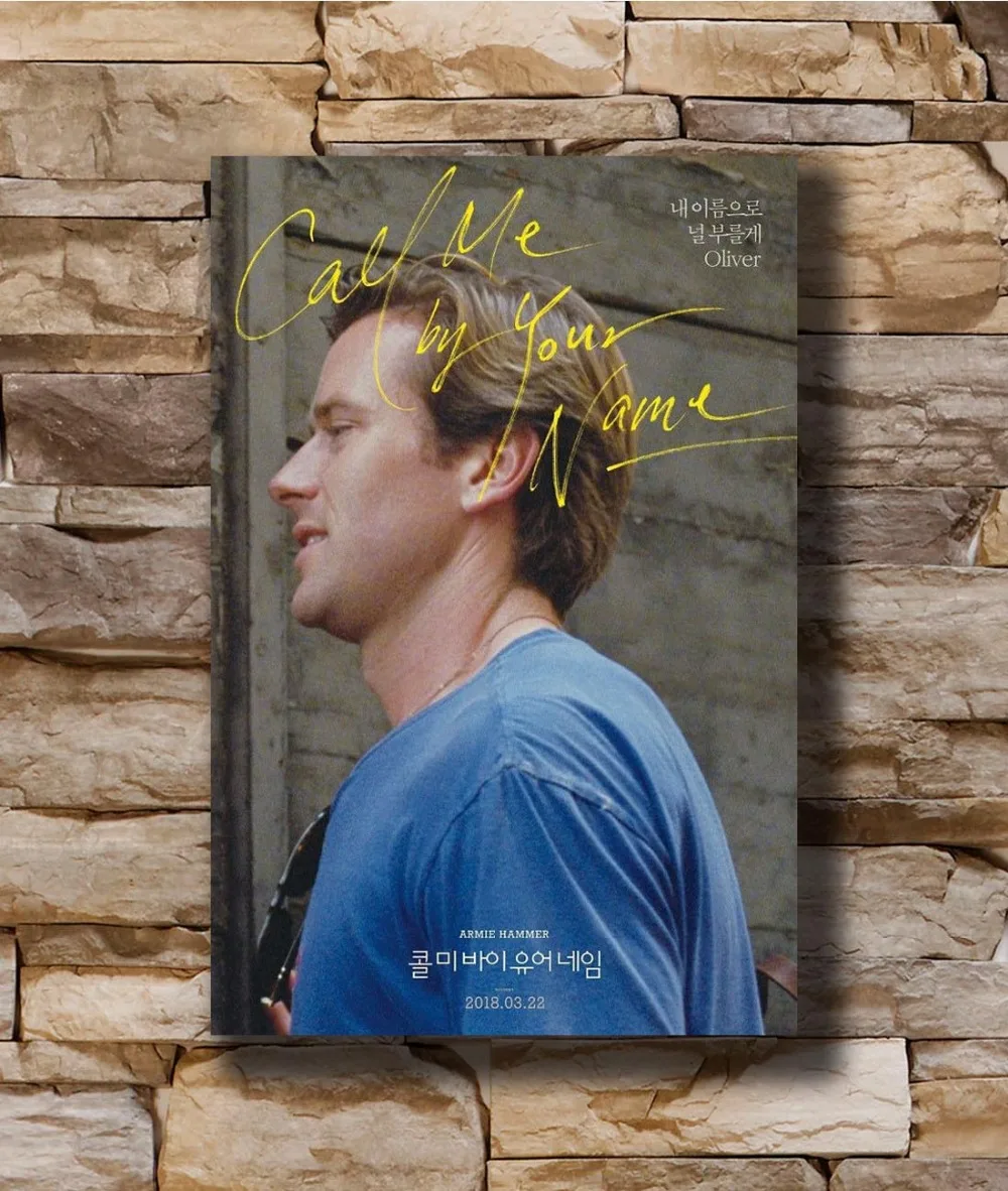 

Art Poster New Call Me By Your Name Korean Movie Guadagnino Film 06 Light Canvas Wall 14x21 20x30 24x36In N688