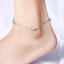 1PC Hot Summer Beach Ankle Infinite Silver Color Ball Star Foot Jewelry Anklets ankle bracelets for women Hand Spinner