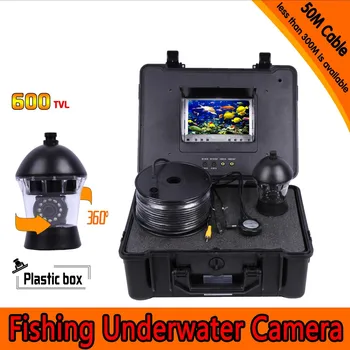 

360 Degree panning Underwater Fishing Camera Kit with 50Meters Depth & 7Inch TFT LCD Monitor with OSD Menu & Hard Plastics Case