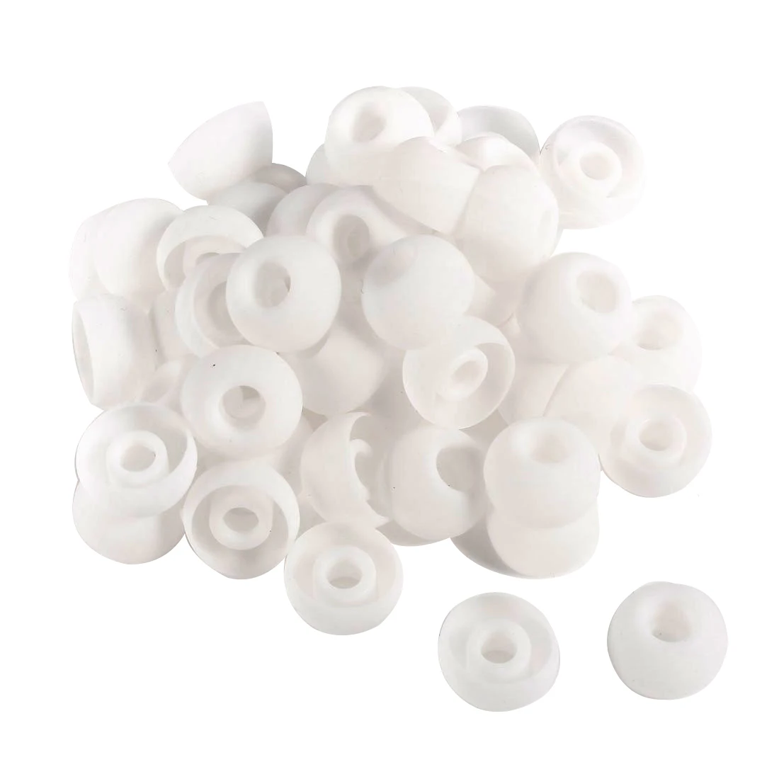 

50 Pcs White Earbud Headphone In Ear Buds Tip Cover Replacement