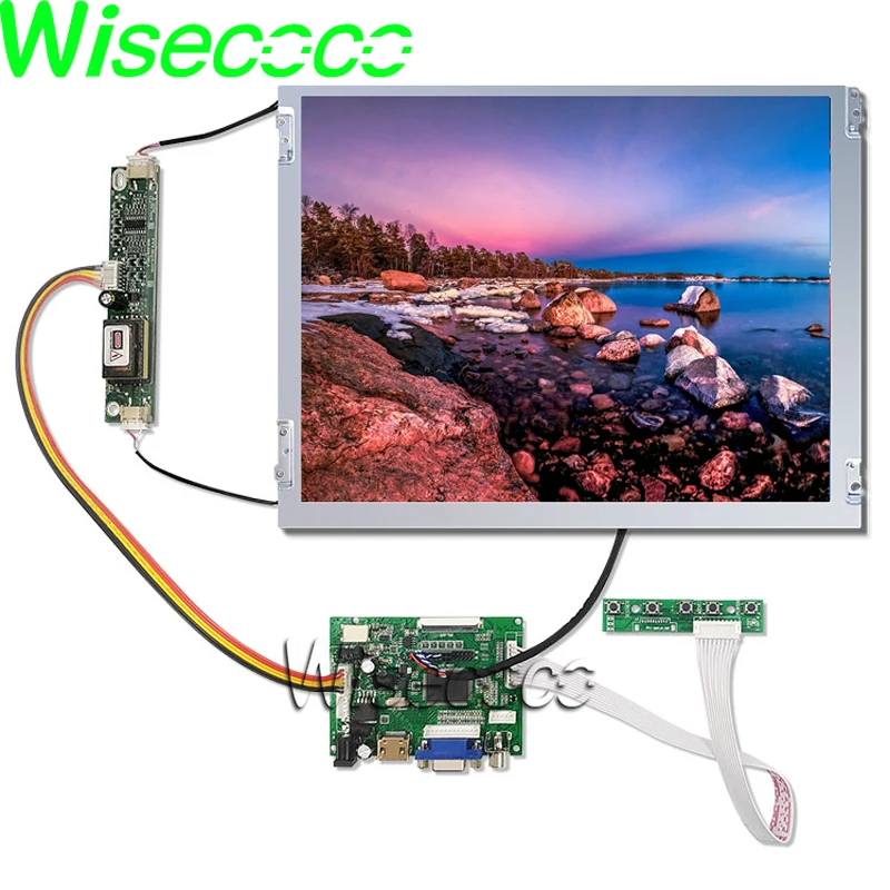 

LCD Panel 12.1" lcd Display 4:3 Aspect 800* 600 G121SN01 V3 screen panel hdmi vga 2AV driver board 400cd/mІ 50K hours life time