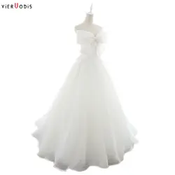 2019 новый халат De mariée Princesse De Luxe спереди большой Wow Vestidos De Boda Пол Длинные цвета слоновой кости трапециевидной формы свадебное платье