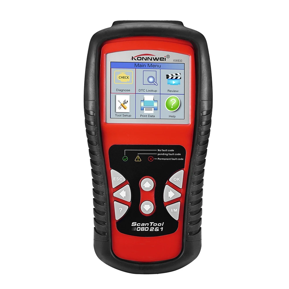 

OBDII EOBD CAN Scan Tool KW830 Auto Code Reader odb2 diagnostic Work For Renau lt car better than MaxiScan MS509