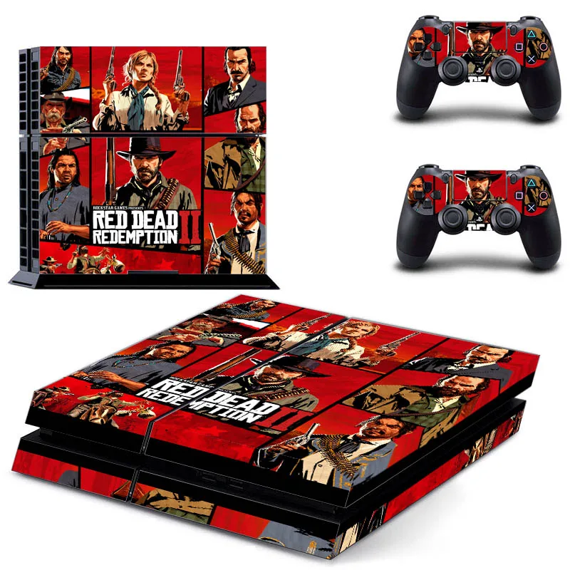 Red Dead Redemption 2 New Skin Sticker For Ps3 Super Slim 4000 And 2  Controller Skins Tn-ps3s4000-5125 - Stickers - AliExpress