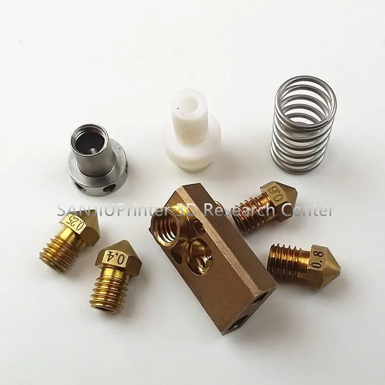 3D printer Upgrade Ultimaker 2 + UM2 Extended+ Olsson block nozzle hotend kit for 3mm filament Heaterblock