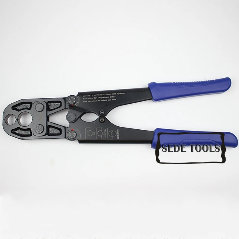 

PEX Copper Crimp Ring Tool PEX PIPE Crimping Tools with Combo Crimp Jaw 1/2" & 3/4" suit for All US F1807 Standards