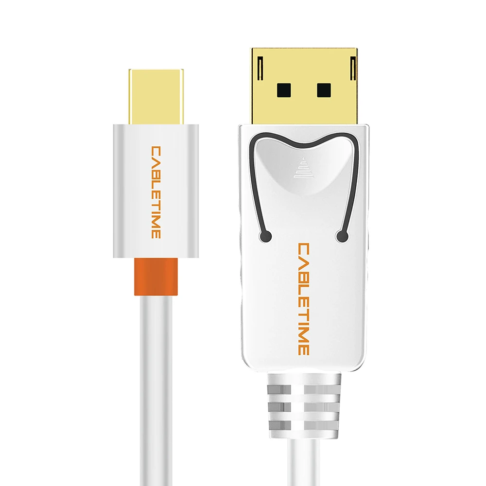 Кабель Cabletime Mini Display Port для ноутбука DP Thunderbolt HD кабеля HDTV проектора ПК|Компьютерные