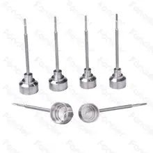 Карбюратор 22 мм и 25 мм титановая углеродная насадка титановый гвоздь для бескупольных гвоздей из титана Gr 2 ногтей 6 в 1 гвоздь