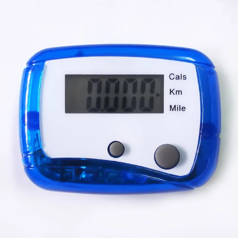 

LCD display running pedometer stepper multi-function mini waterproof digital pedometer multi-color calorie counter distance fit