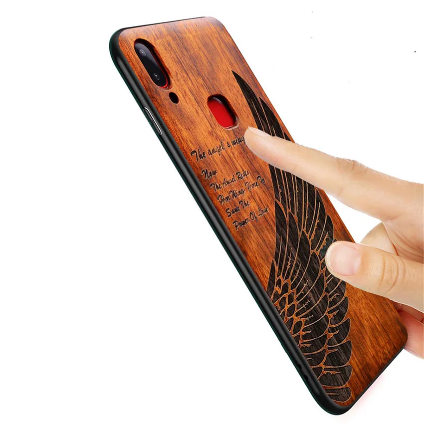 

2018 New VIVO NEX S Case Slim Wood Back Cover TPU Bumper Case For VIVO NEX S Phone Cases VIVO NEX