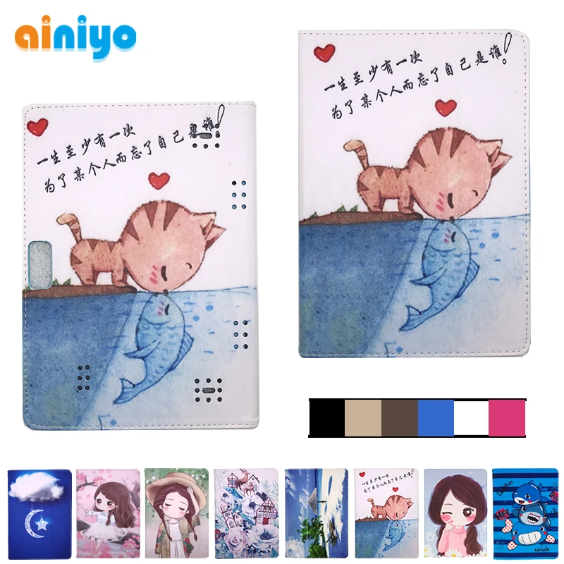 

Case Cover For DEXP Ursus M210 P410 VA210 P210 M110 3G 4G 10.1 inch Tablet PU Leather Folding Stand protective case